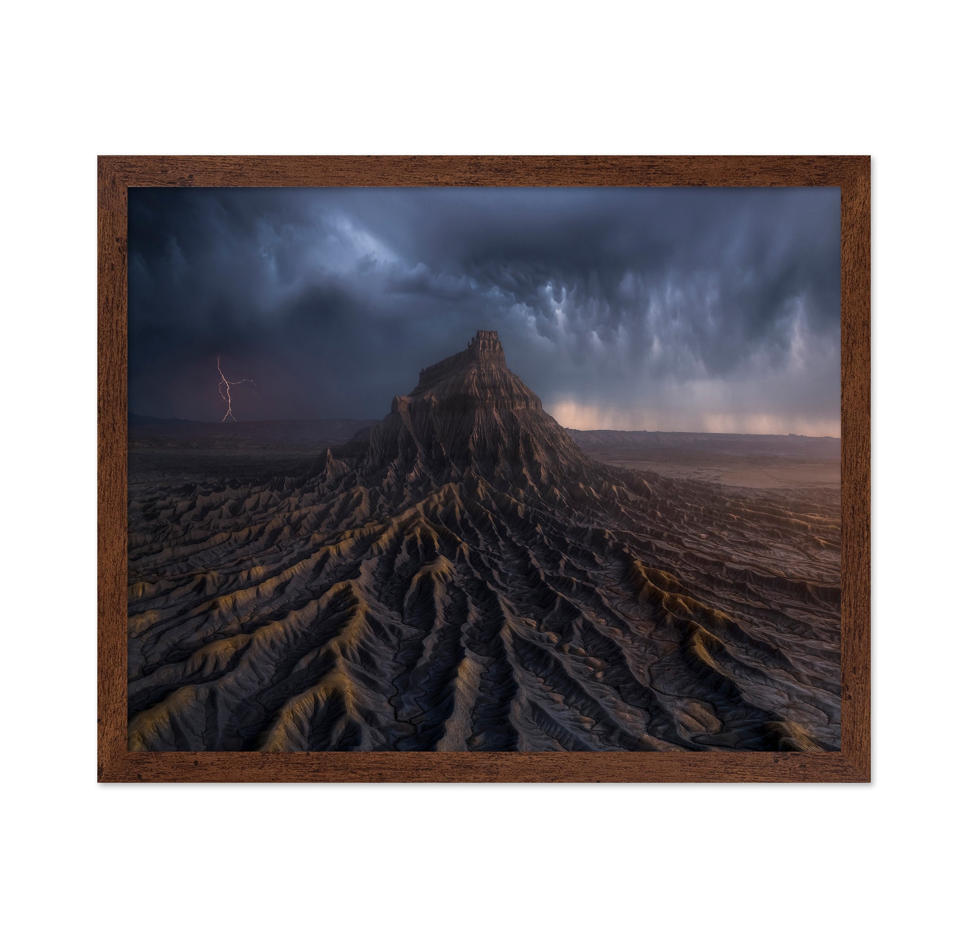 Storm Over Desert Peak