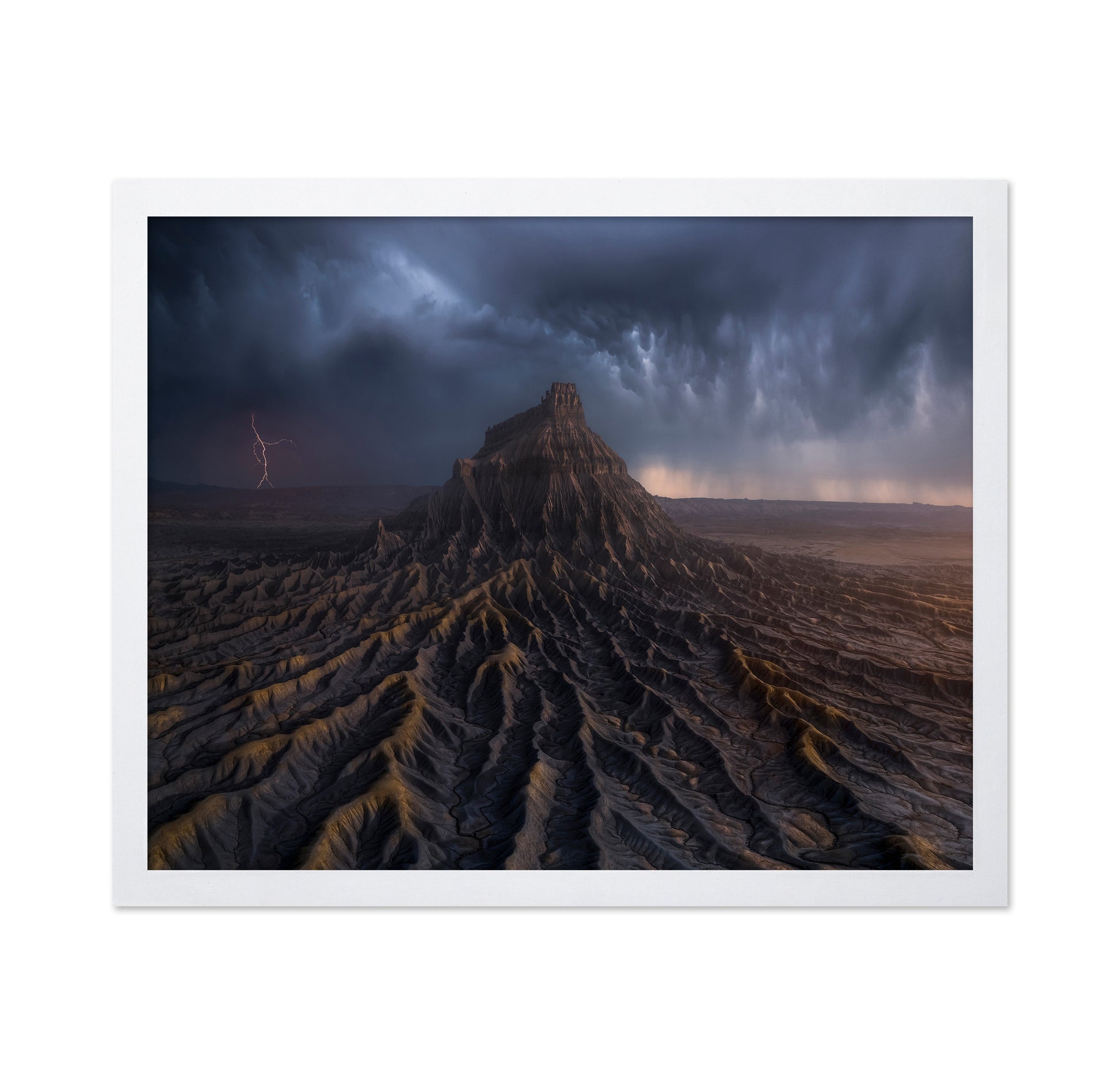 Storm Over Desert Peak