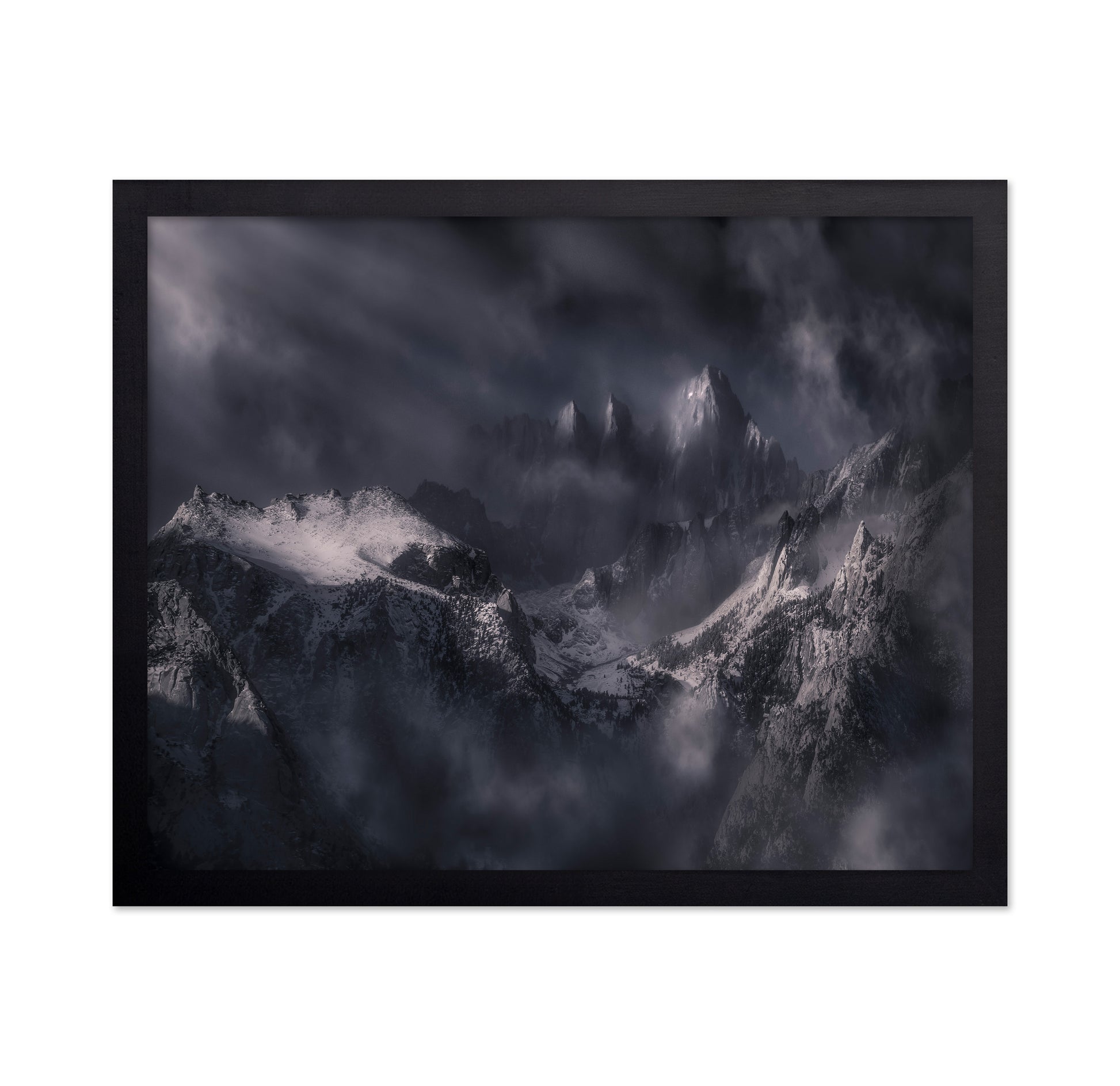 Stormy Mountain Peaks