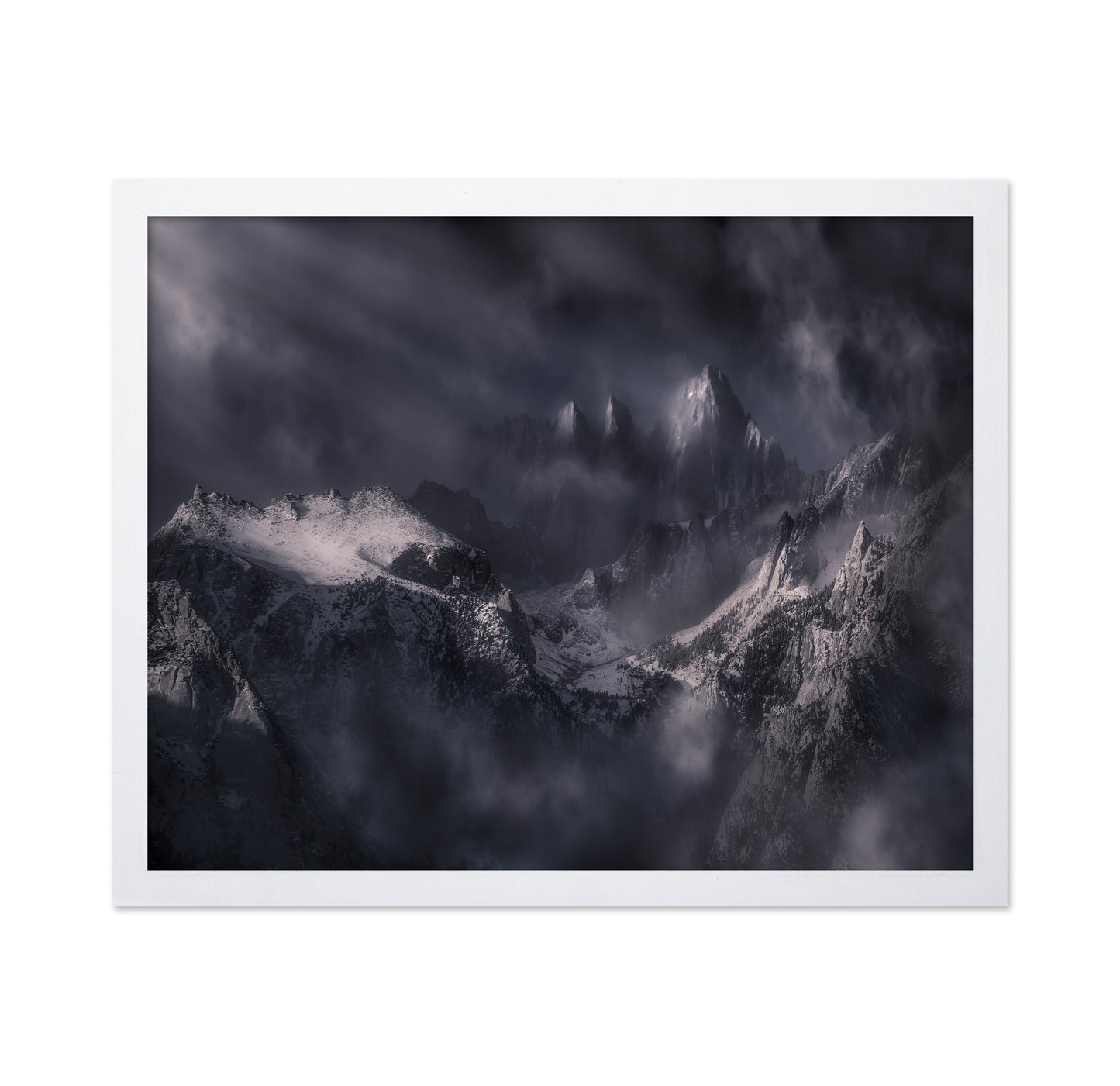 Stormy Mountain Peaks