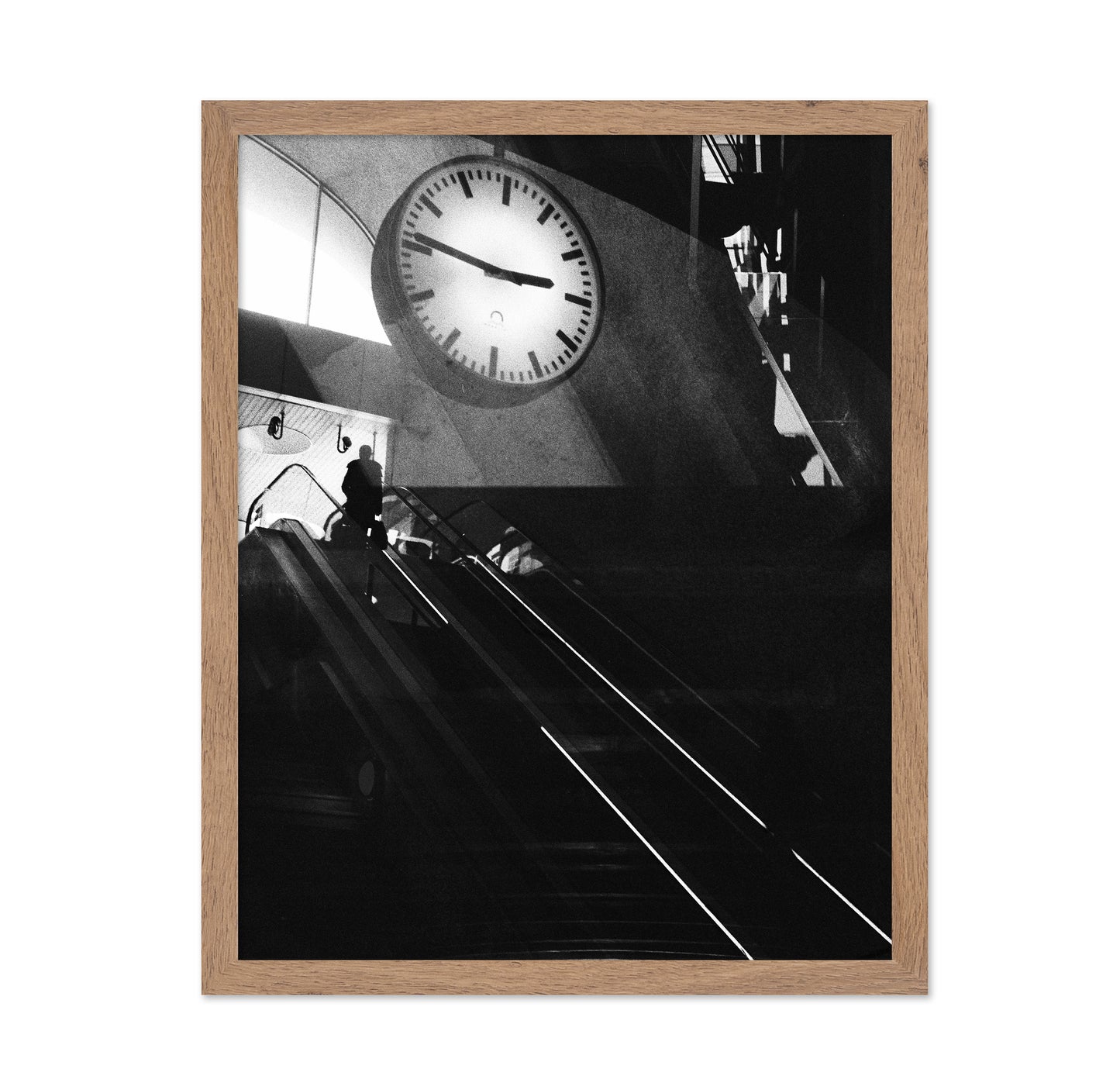 Urban Clock Escalator