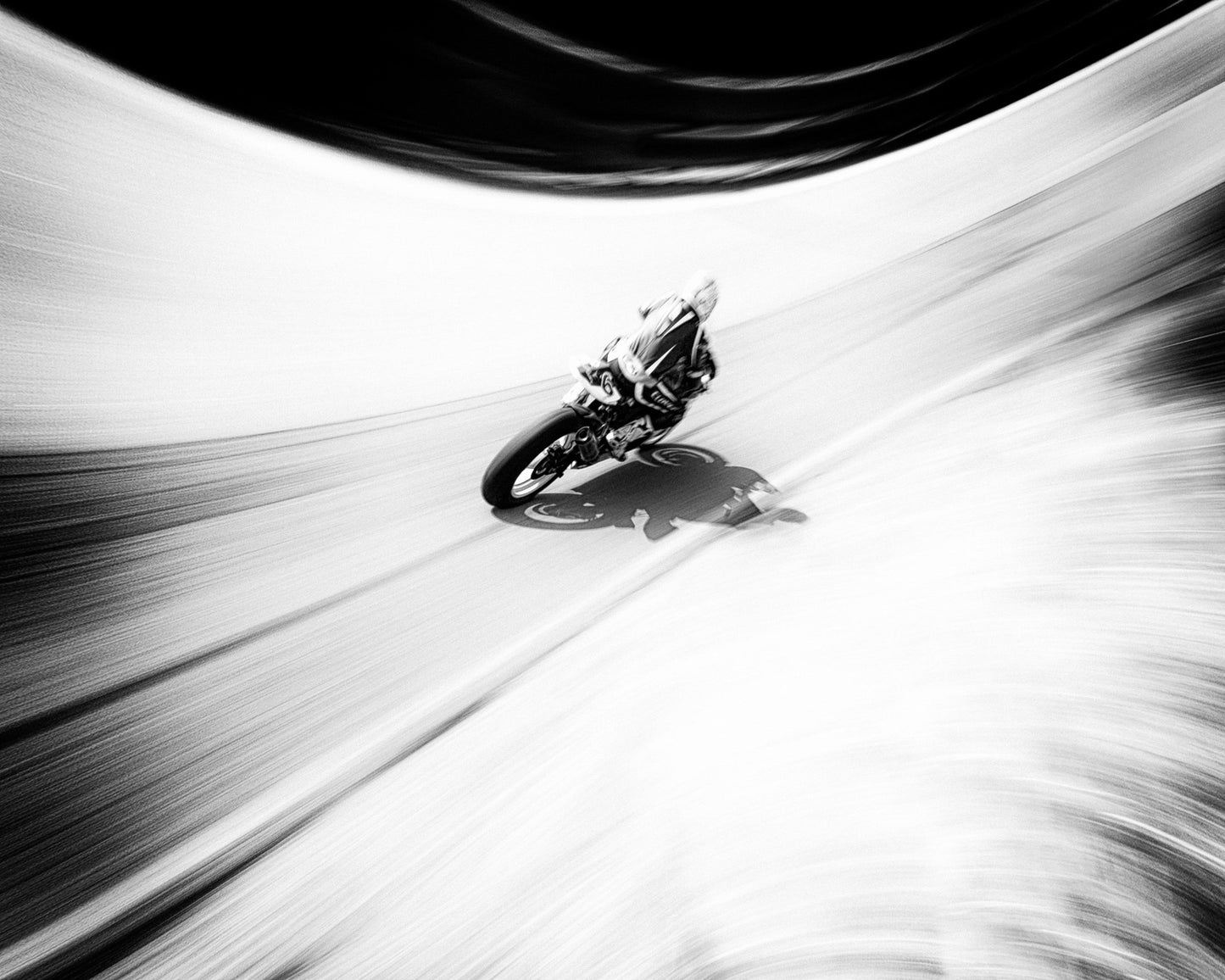 Racing Motorcycle Curve