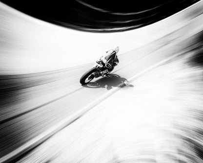 Racing Motorcycle Curve