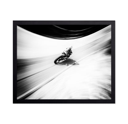 Racing Motorcycle Curve
