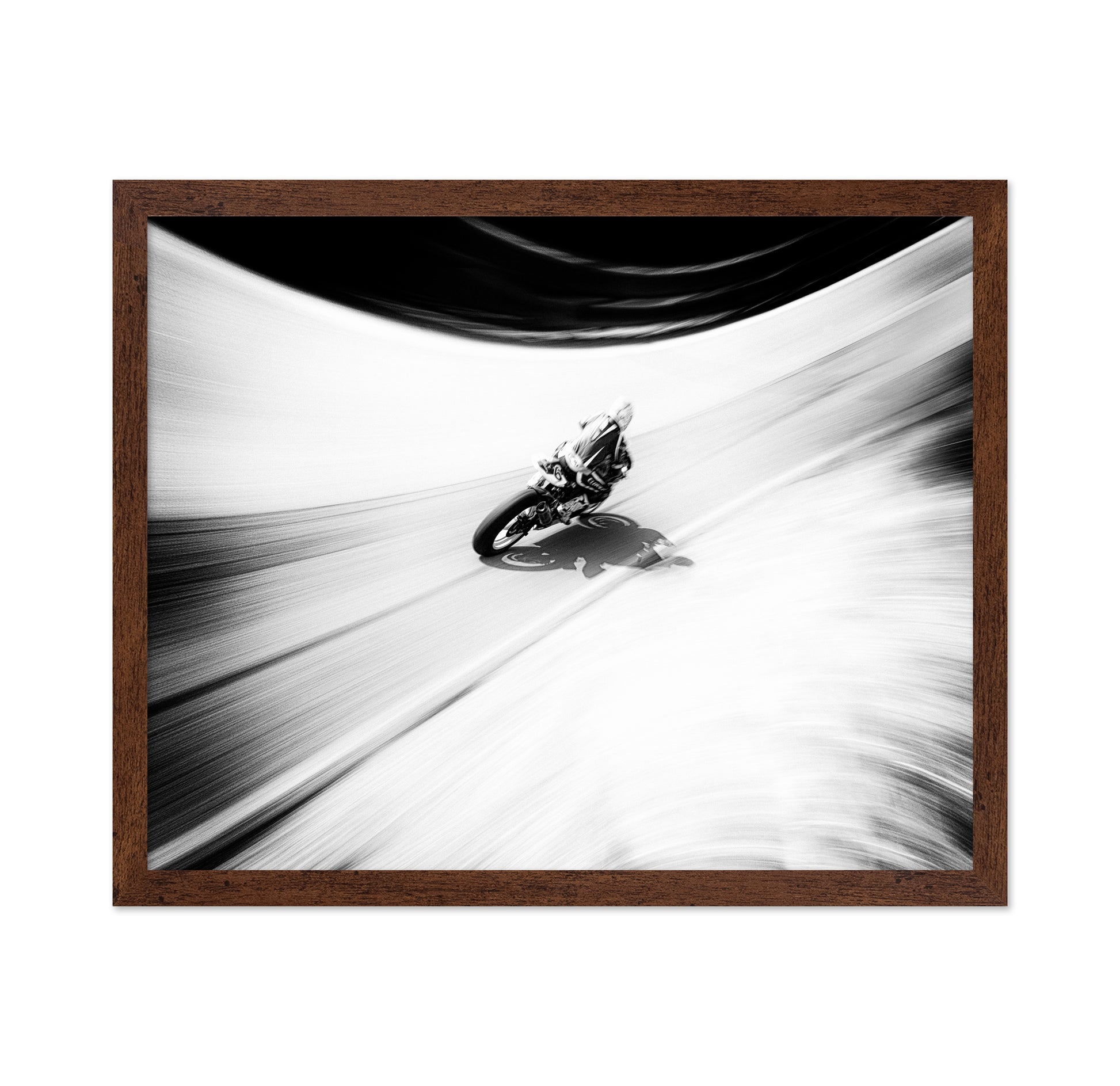 Racing Motorcycle Curve