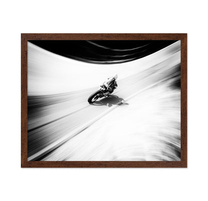 Racing Motorcycle Curve