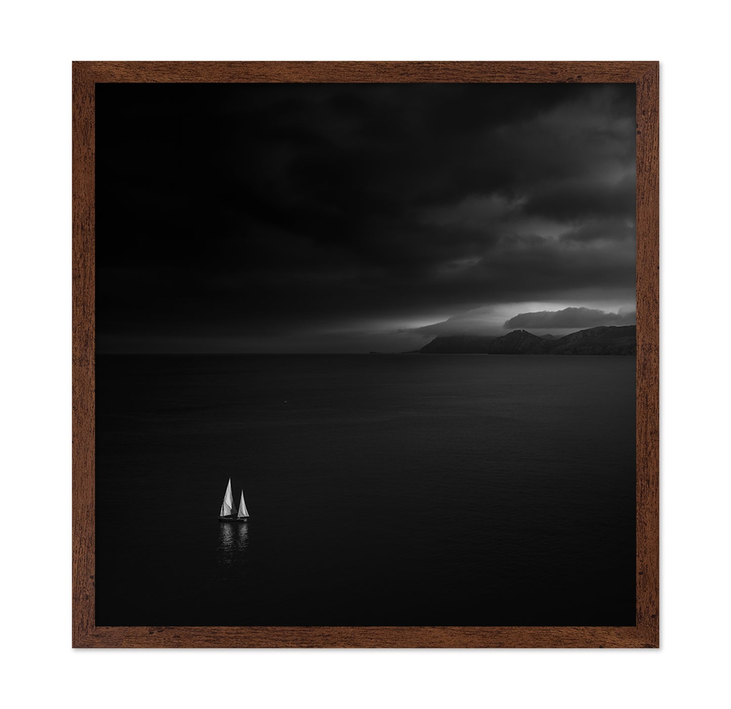Lonely Sailboat Storm