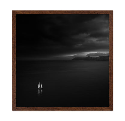 Lonely Sailboat Storm