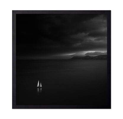 Lonely Sailboat Storm