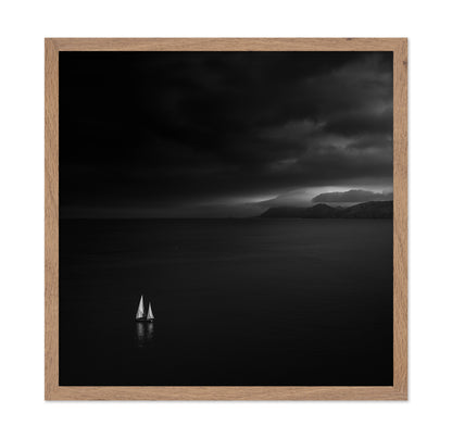 Lonely Sailboat Storm