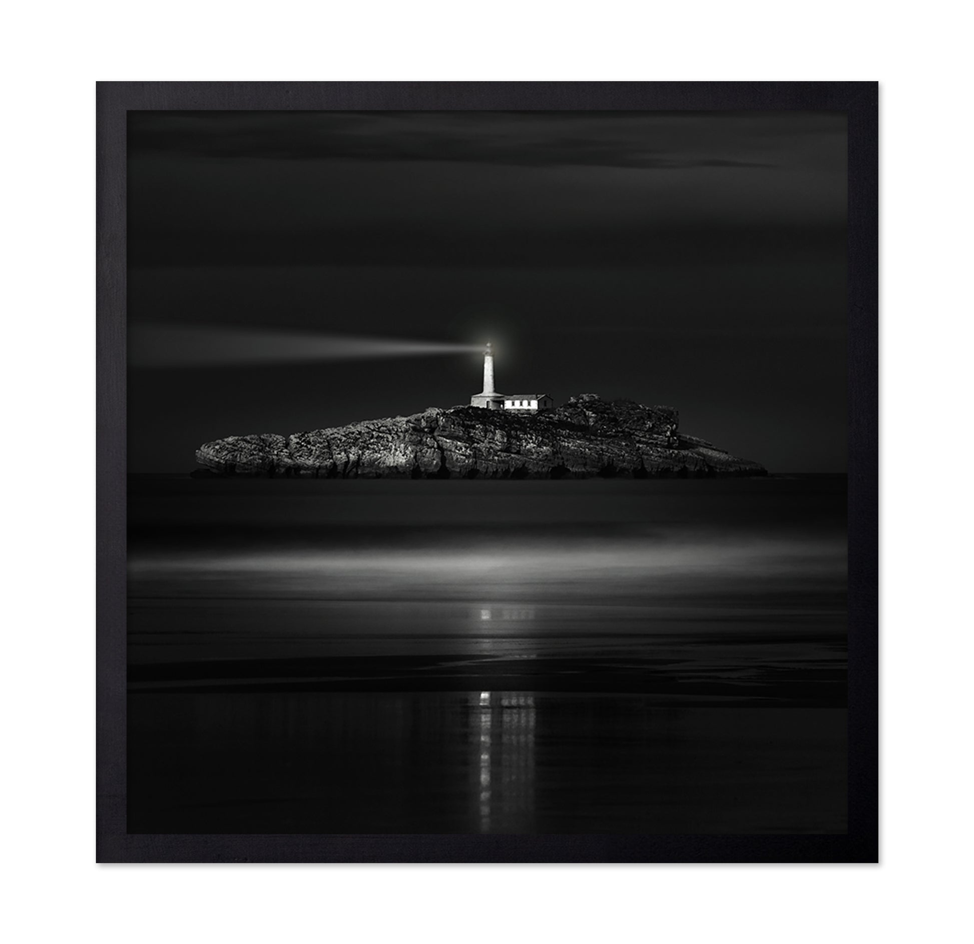 Guiding Lighthouse Night