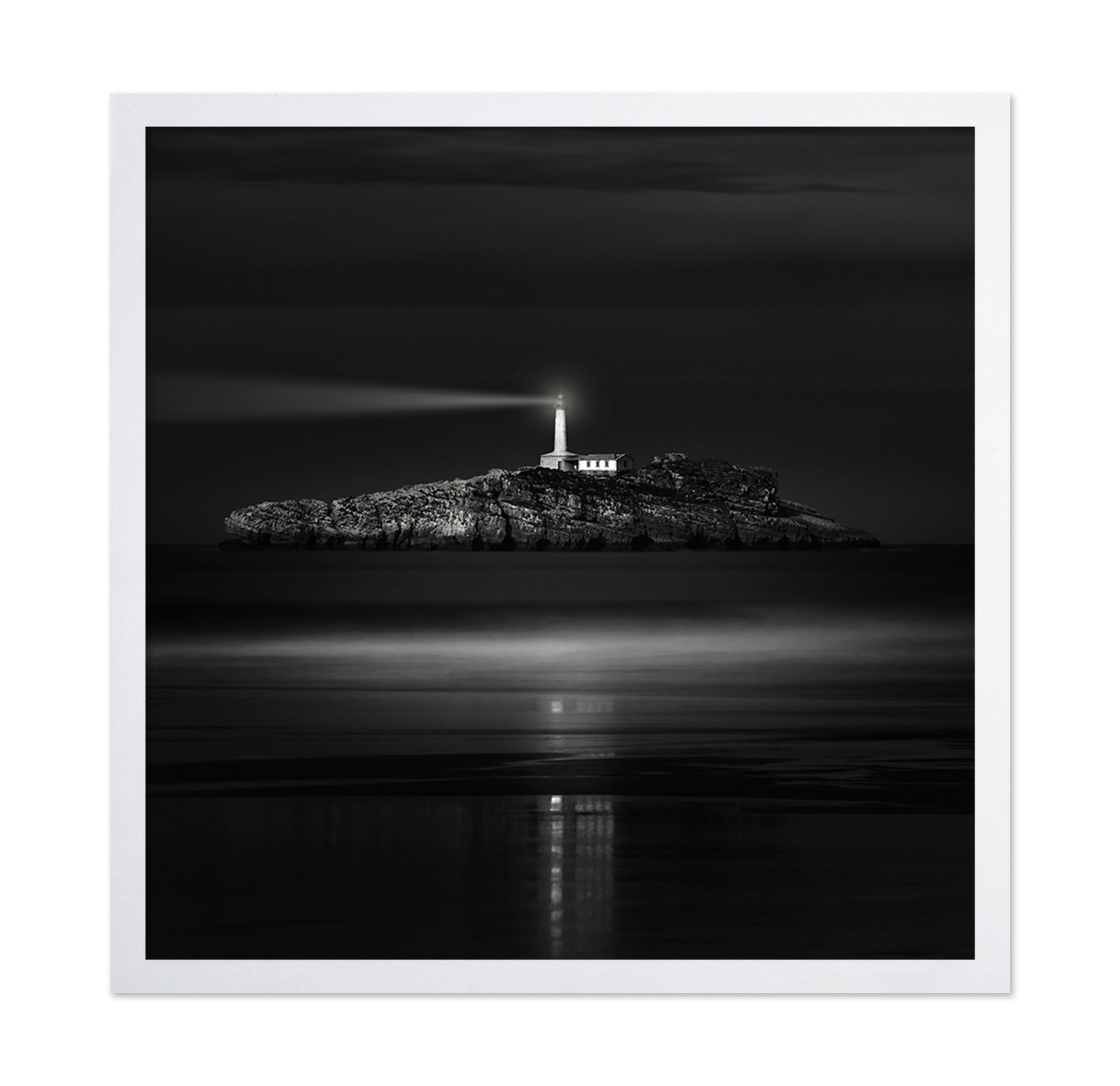 Guiding Lighthouse Night
