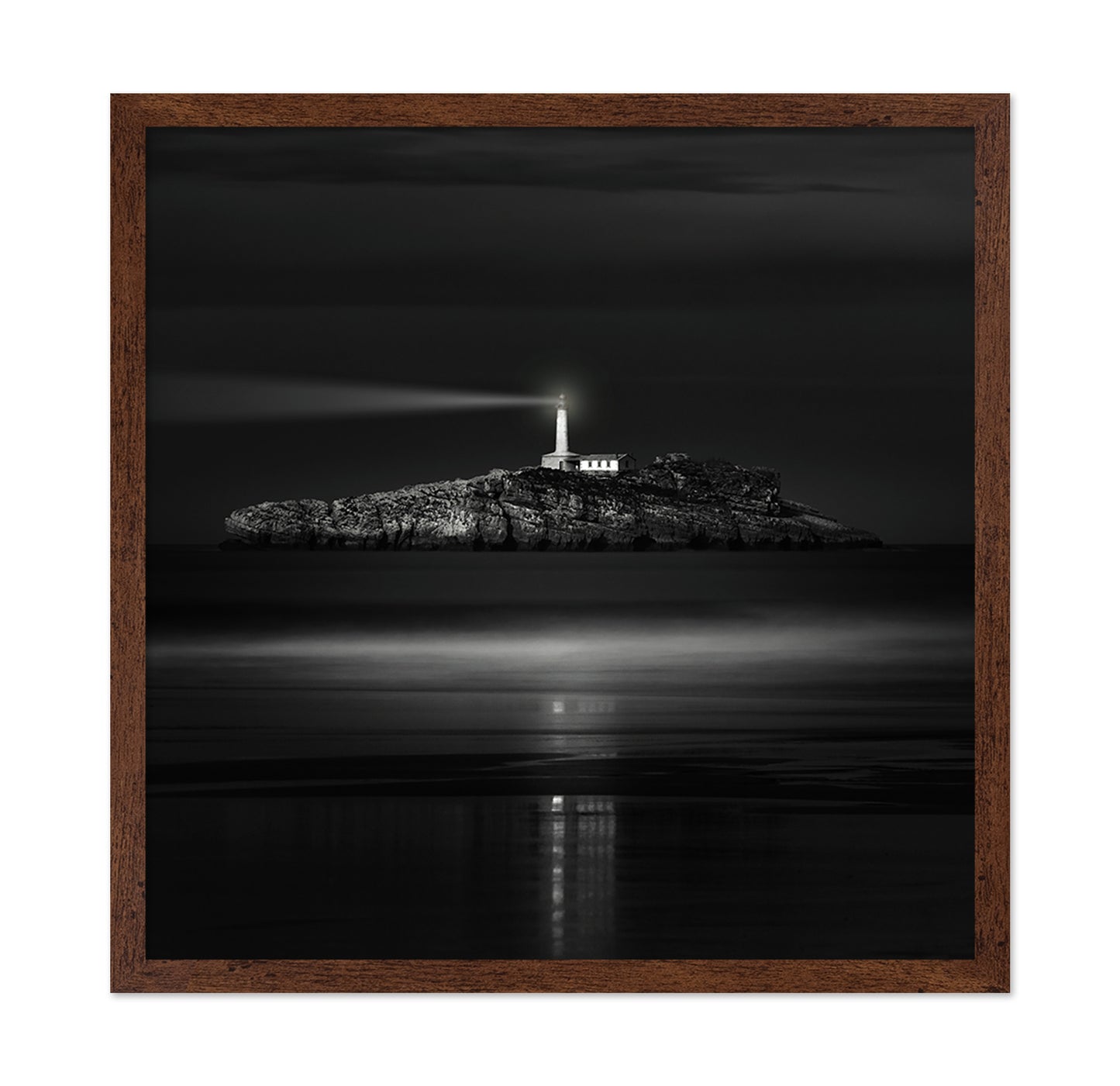 Guiding Lighthouse Night