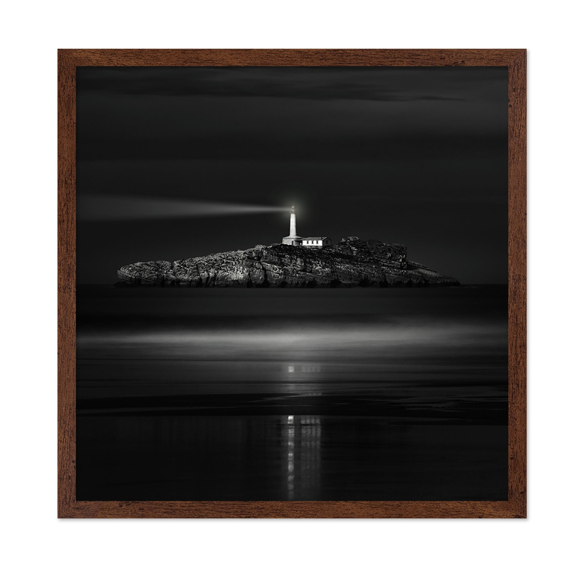 Guiding Lighthouse Night