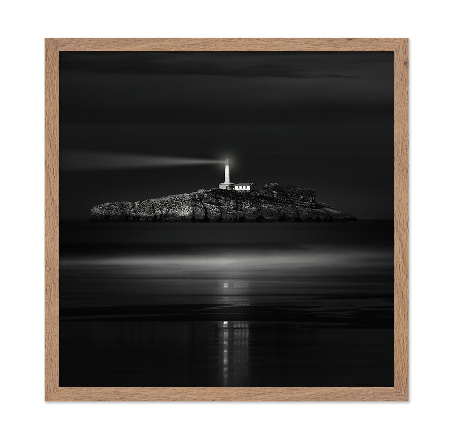 Guiding Lighthouse Night