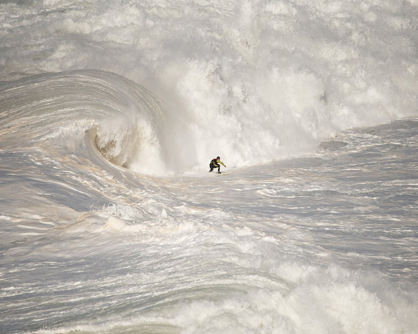 Surfing Giant Wave