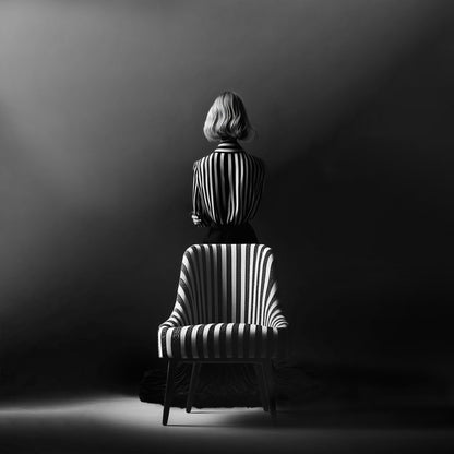 Striped Chair Portrait