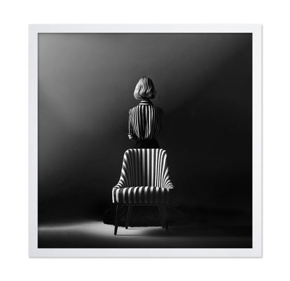 Striped Chair Portrait