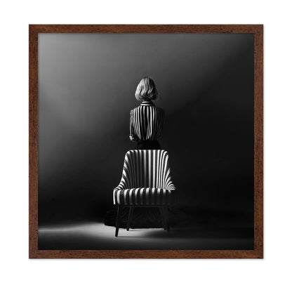 Striped Chair Portrait