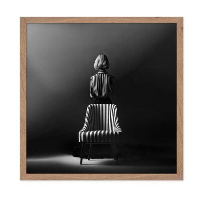 Striped Chair Portrait