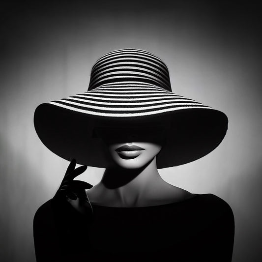 Striped Hat Portrait