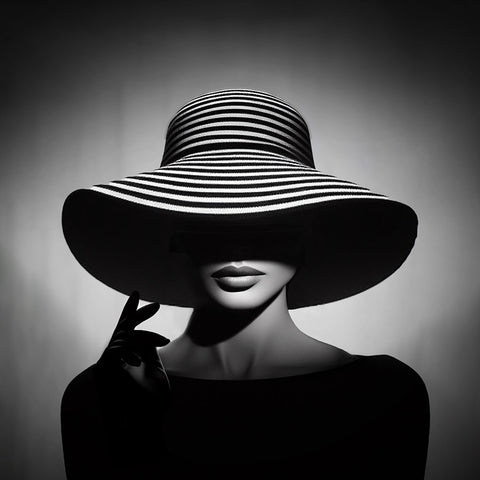 Striped Hat Portrait