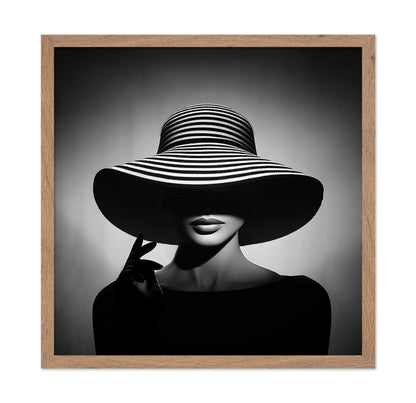 Striped Hat Portrait