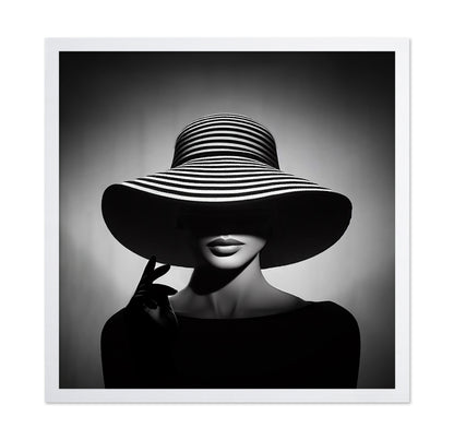 Striped Hat Portrait