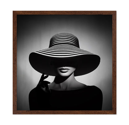 Striped Hat Portrait