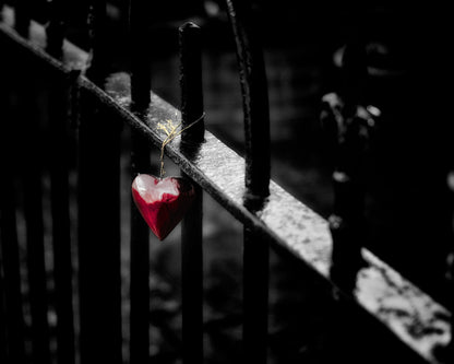 Hanging Red Heart