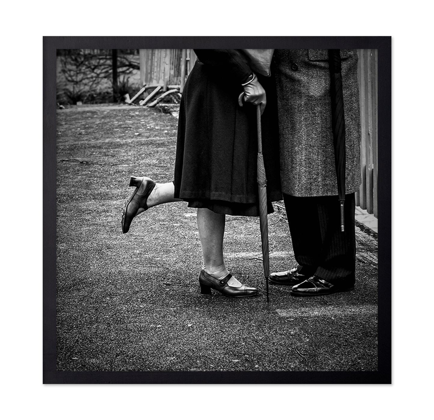 Vintage Couple Farewell