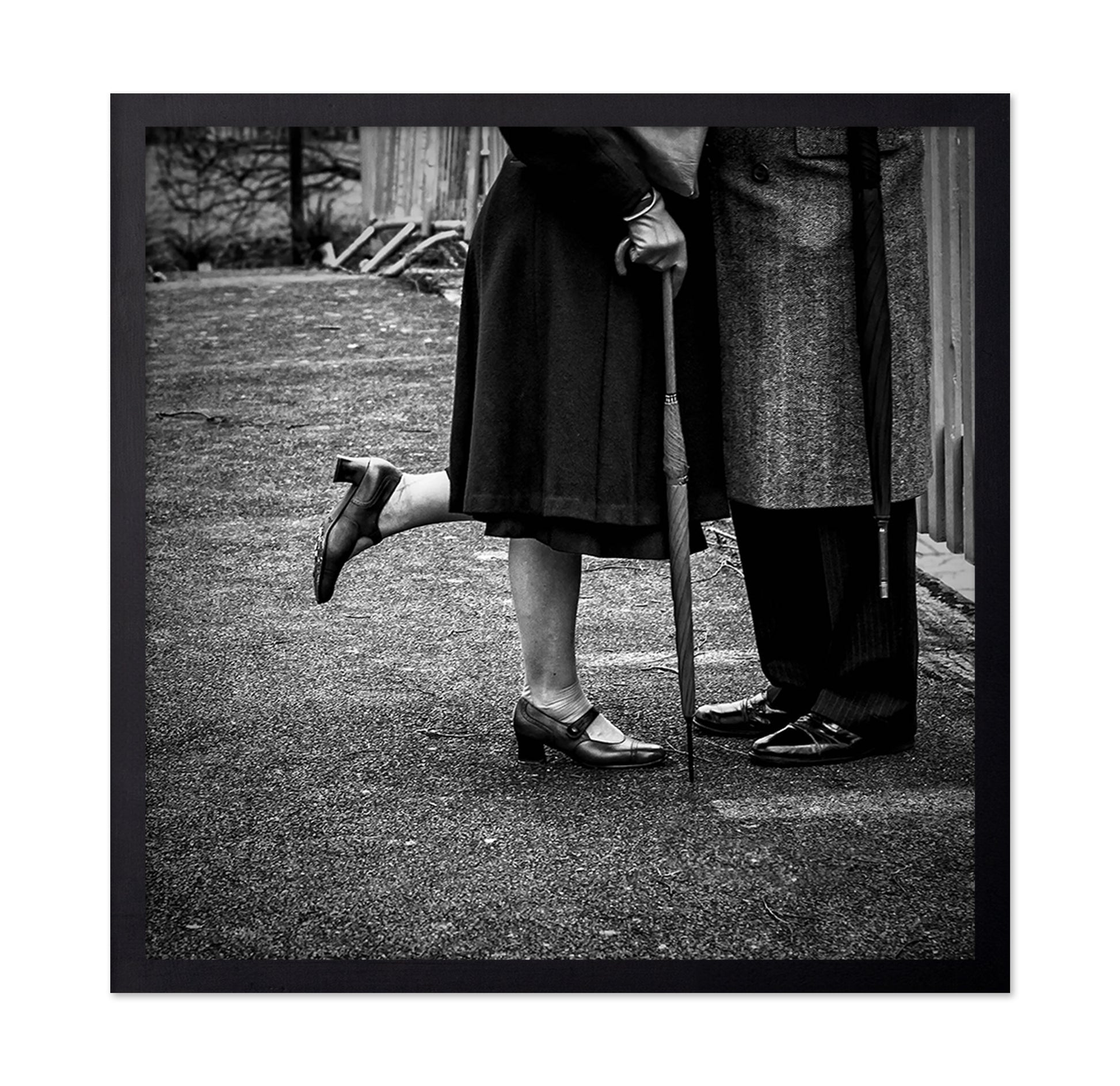 Vintage Couple Farewell