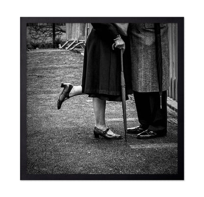 Vintage Couple Farewell