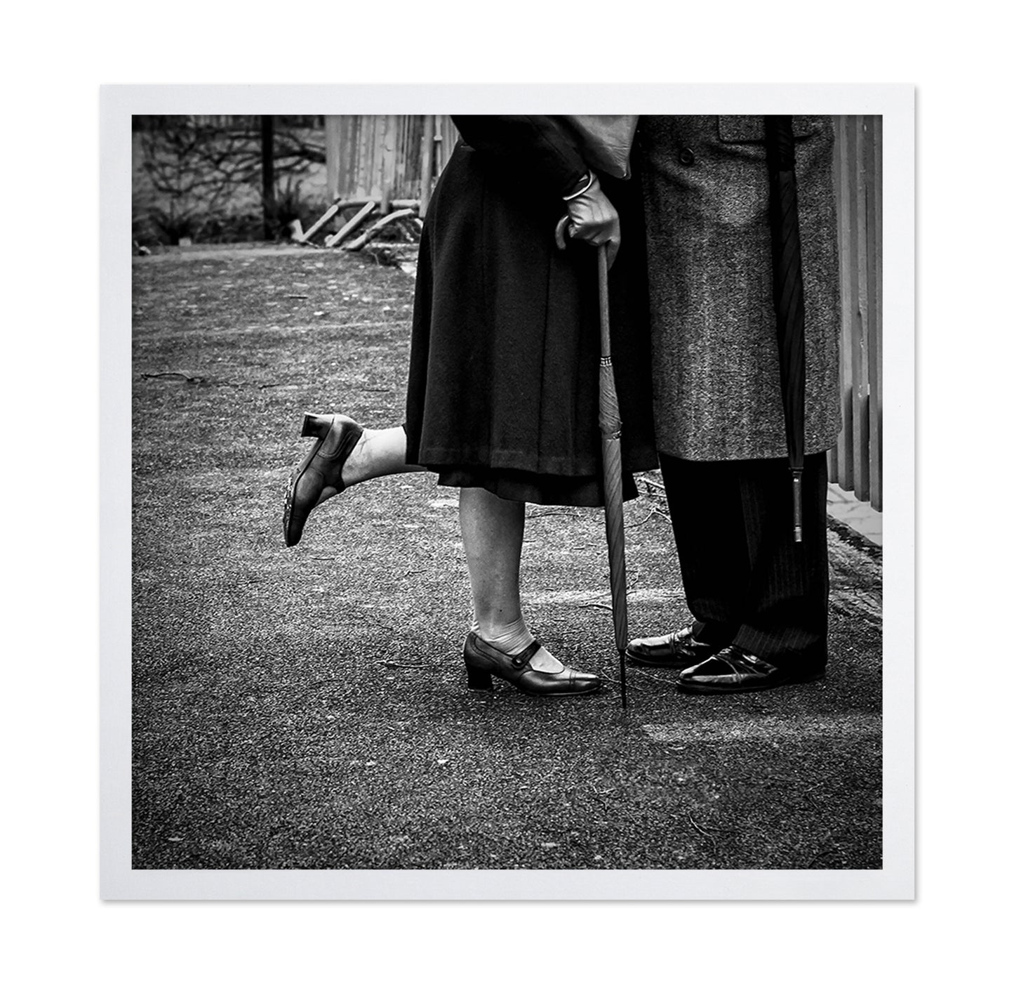 Vintage Couple Farewell