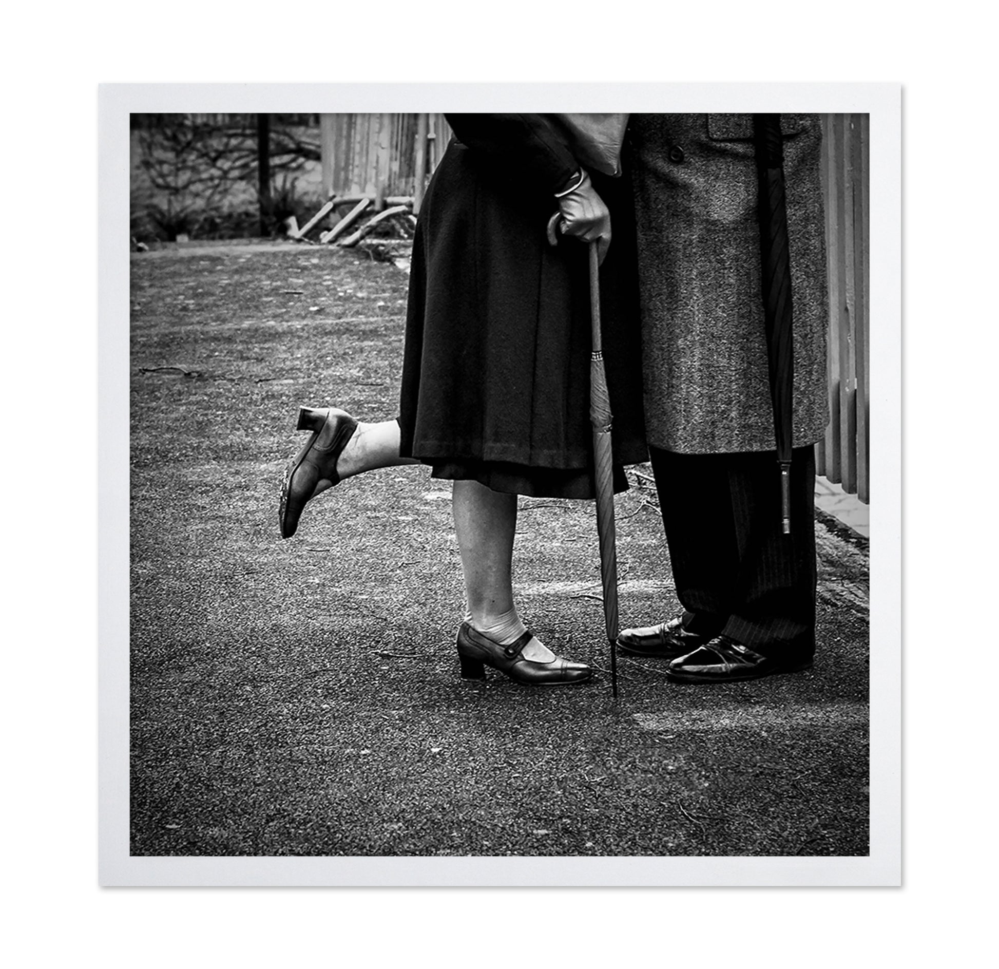 Vintage Couple Farewell