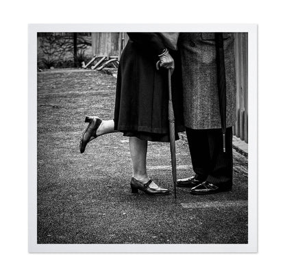 Vintage Couple Farewell