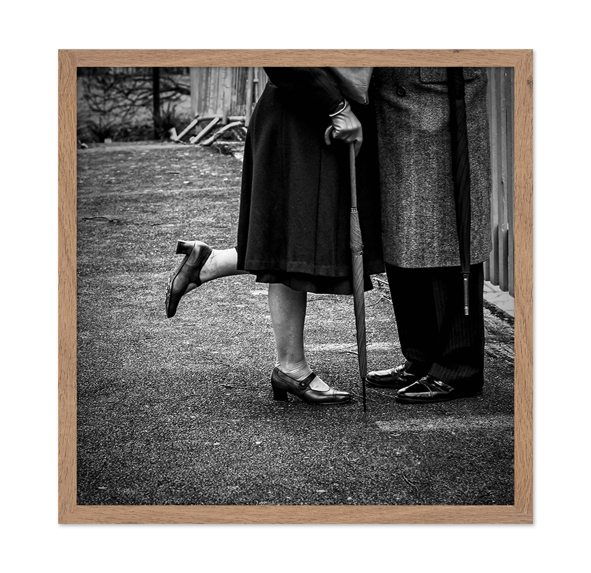 Vintage Couple Farewell