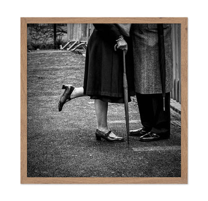 Vintage Couple Farewell