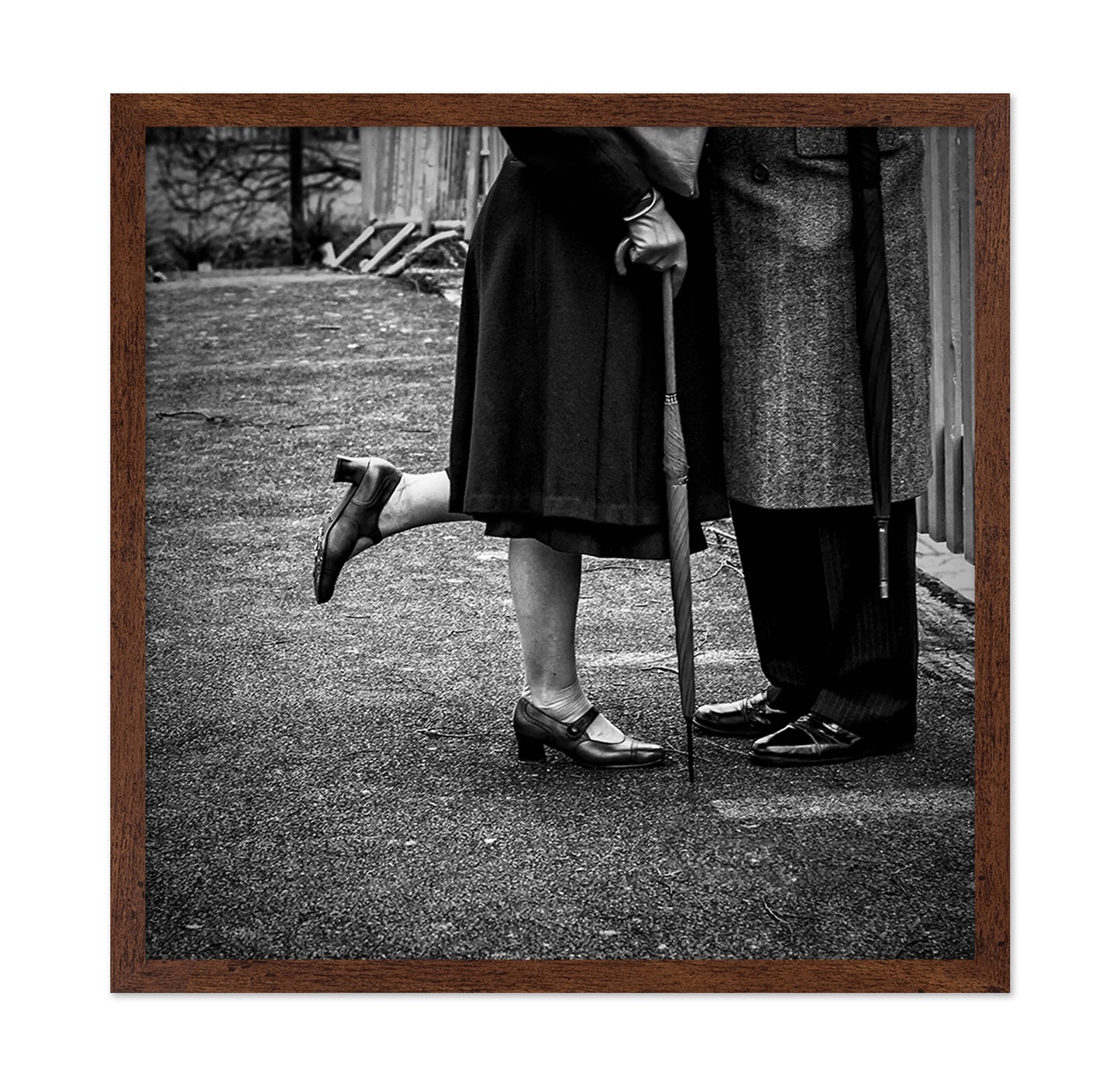 Vintage Couple Farewell