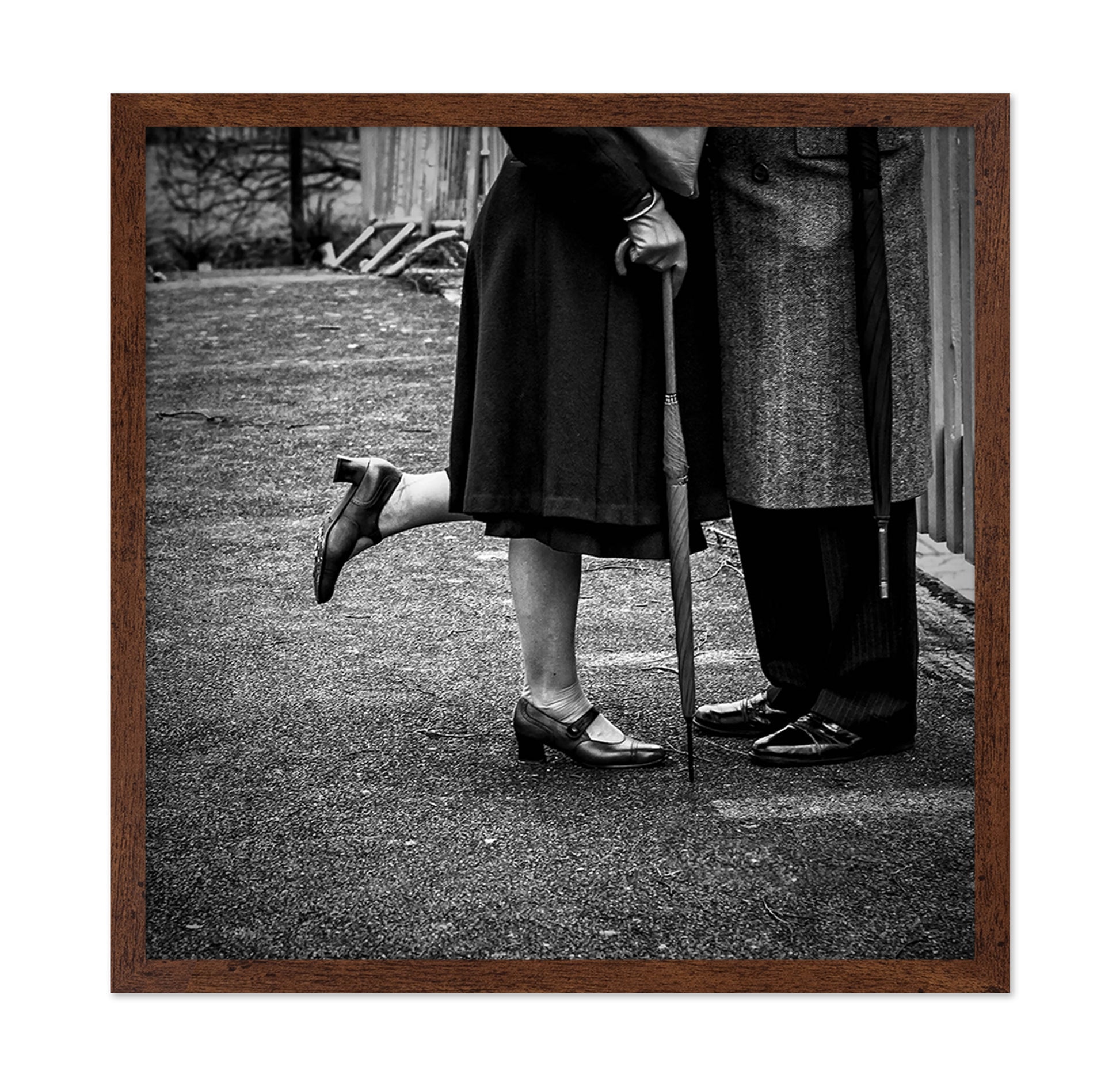 Vintage Couple Farewell