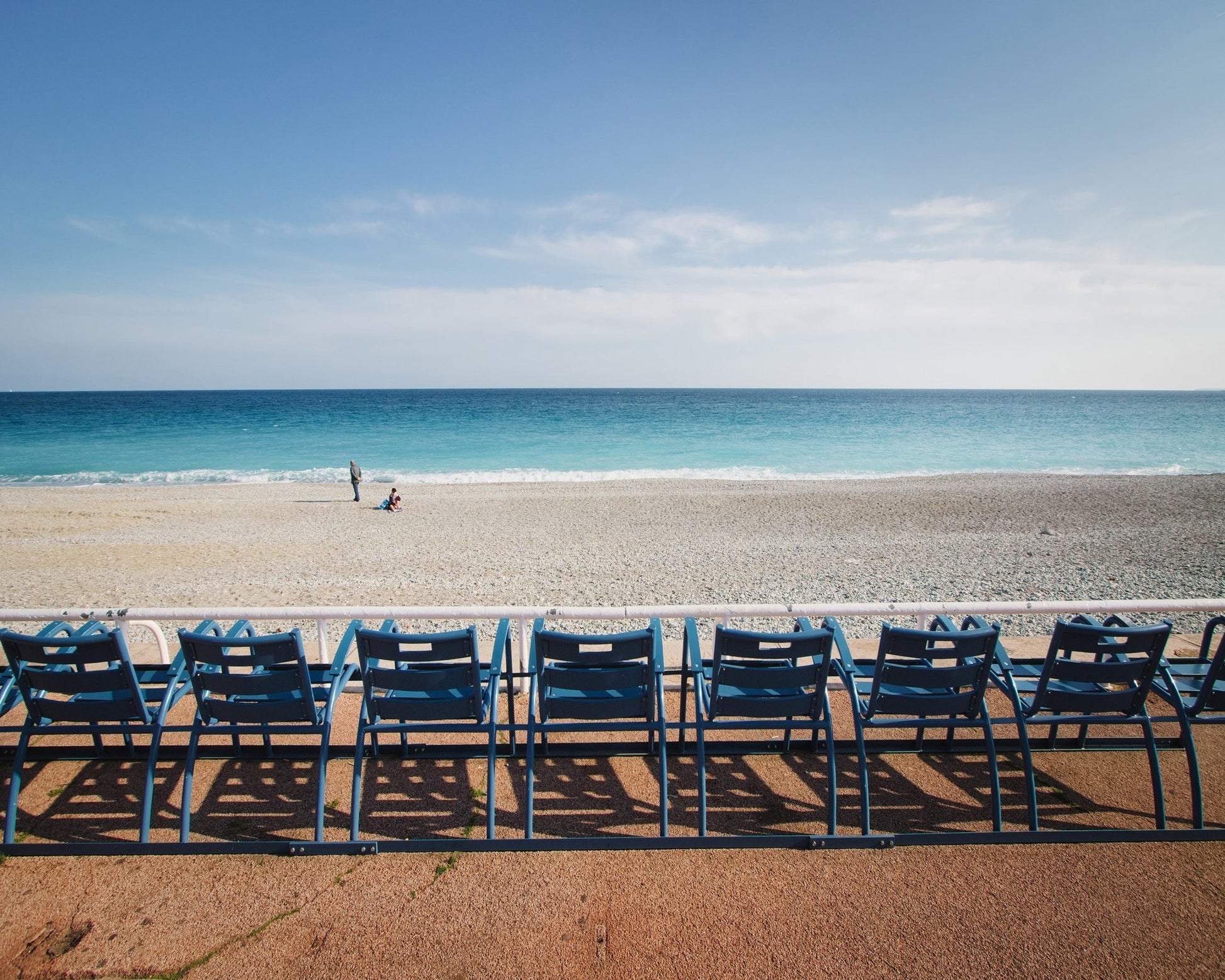 Empty Beach Chairs