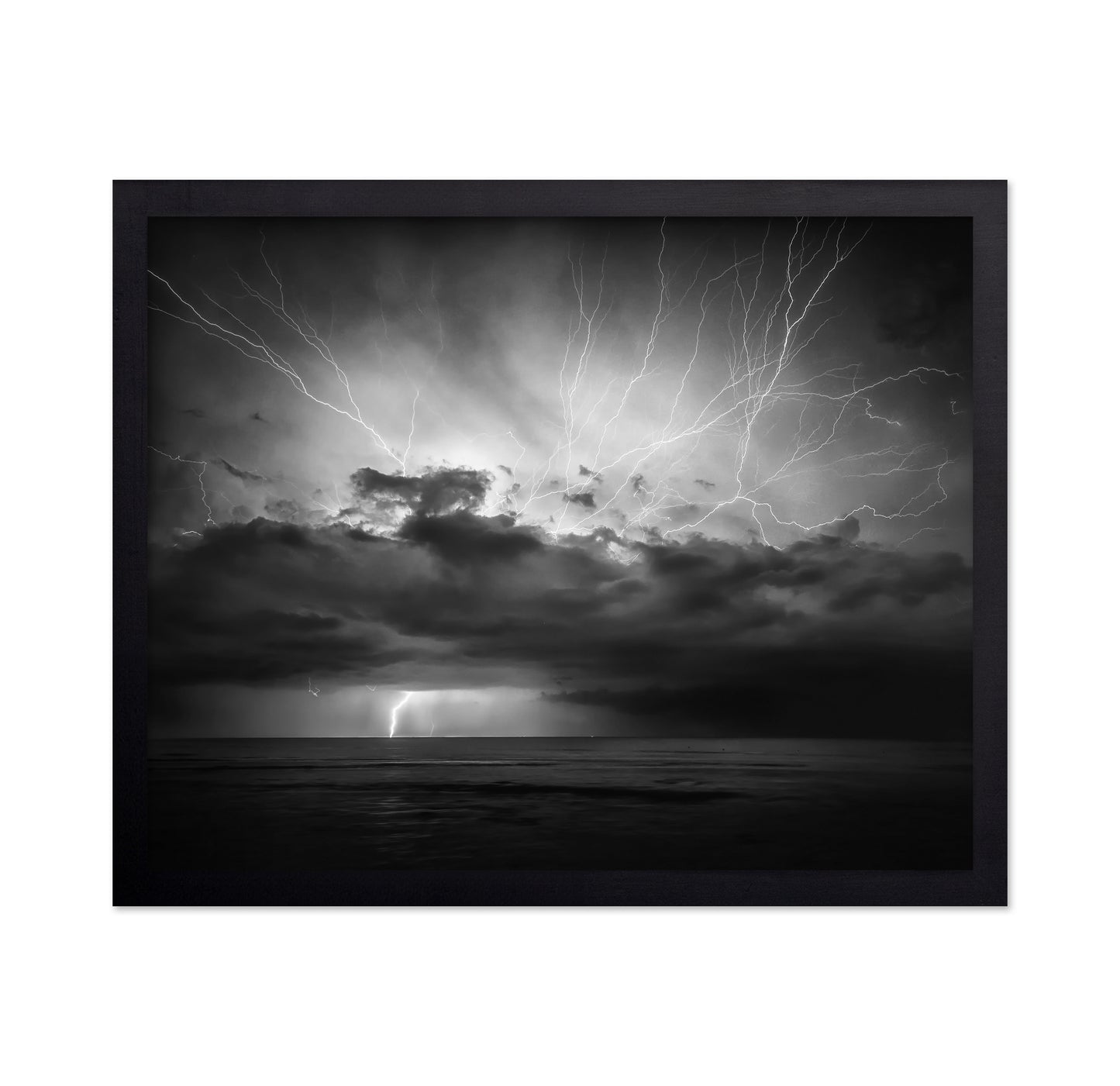 Lightning Storm Sea