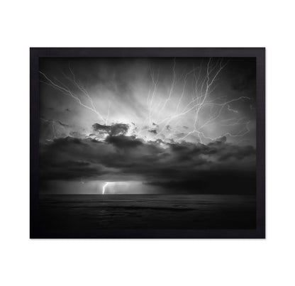 Lightning Storm Sea