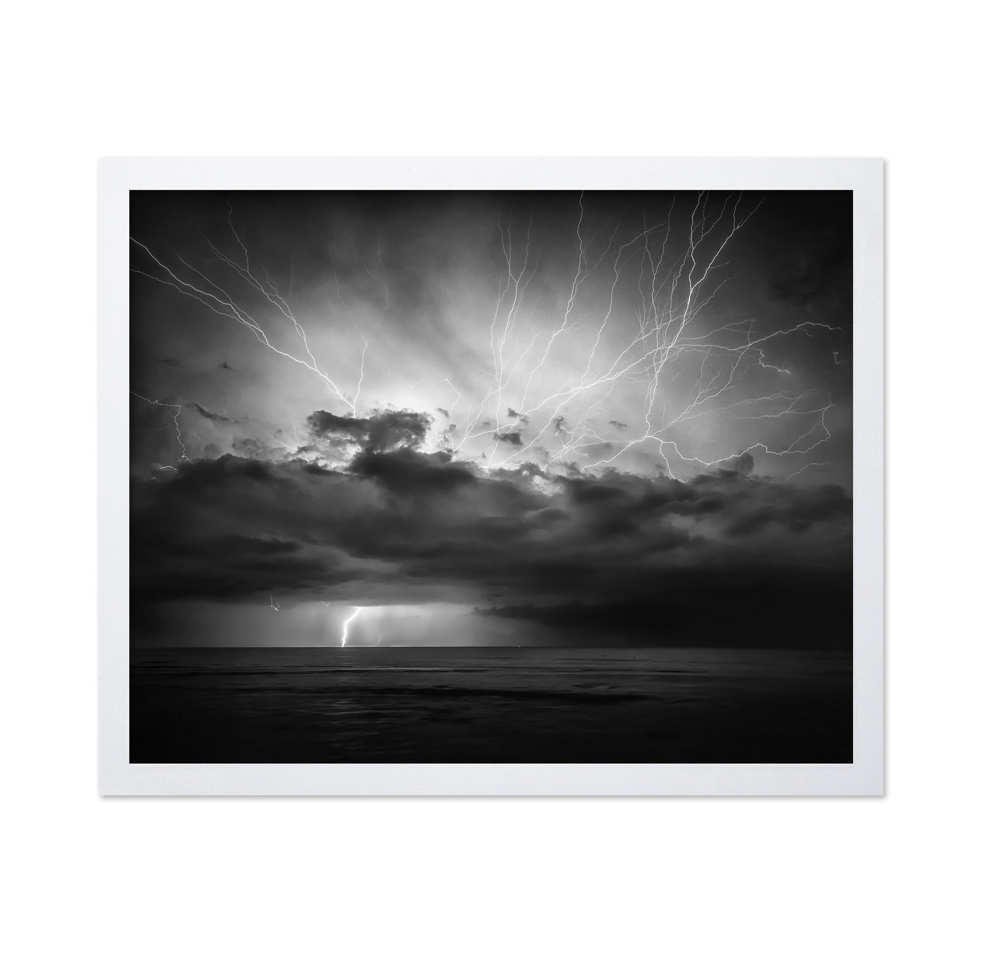 Lightning Storm Sea