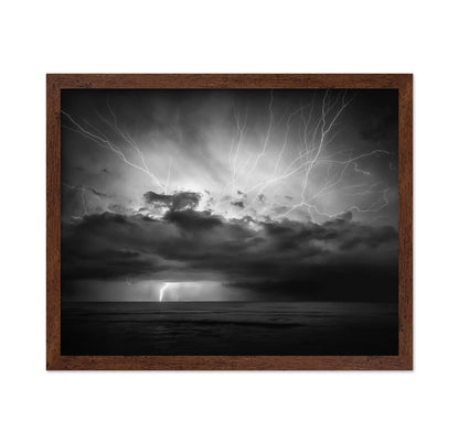 Lightning Storm Sea