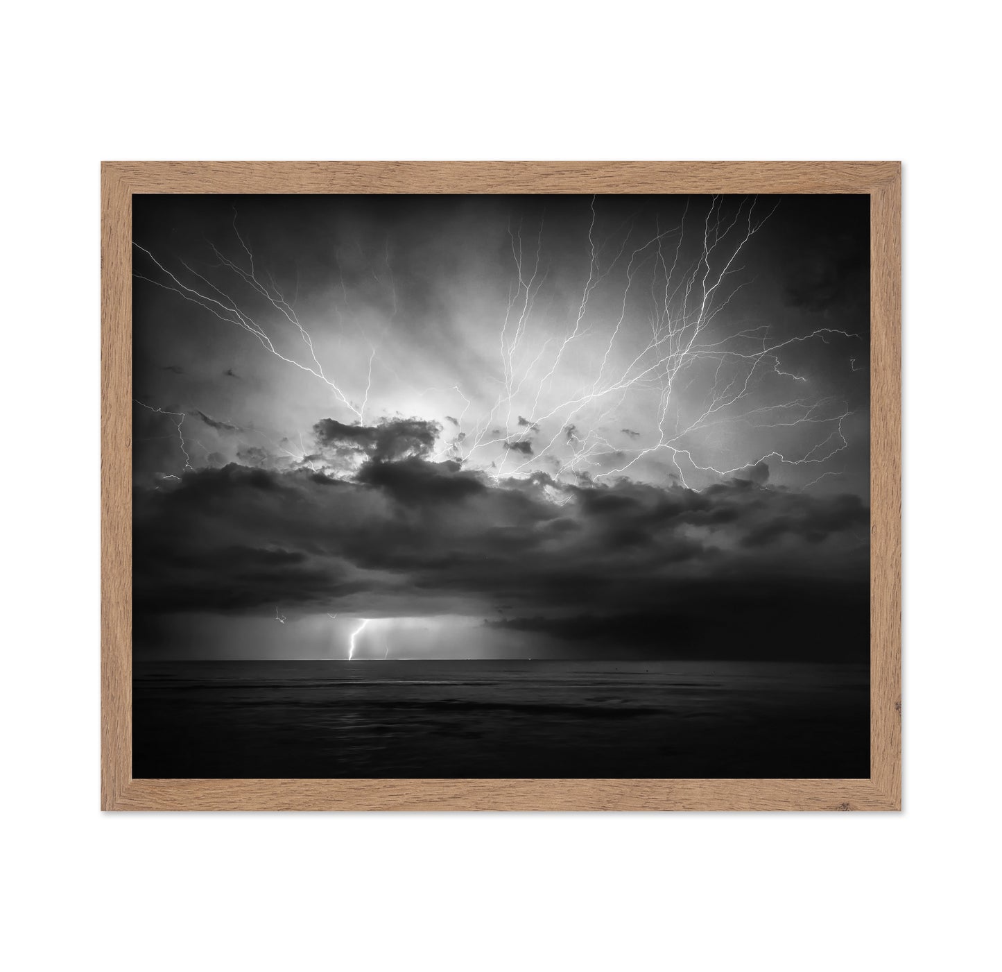 Lightning Storm Sea
