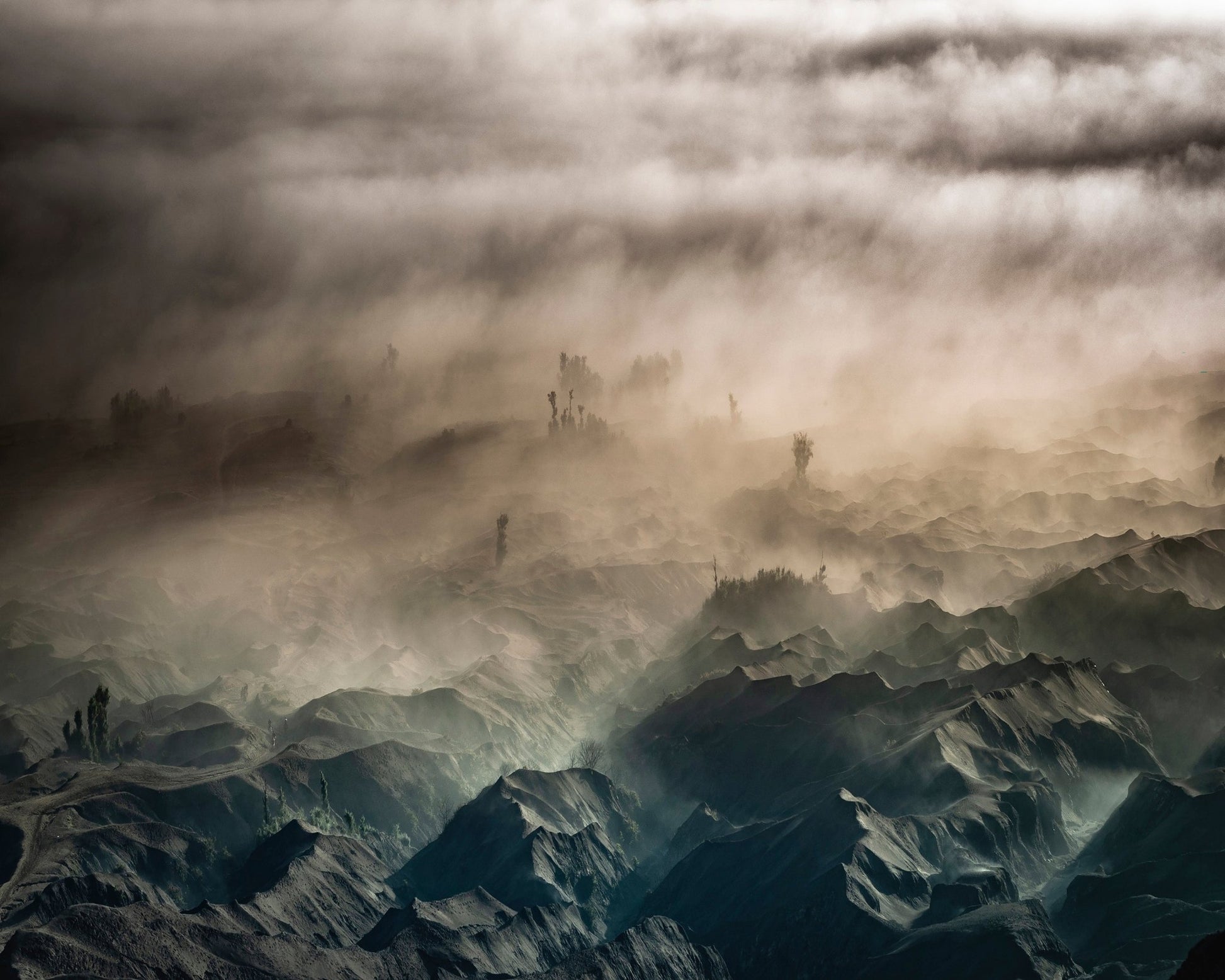 Misty Mountain Layers No1