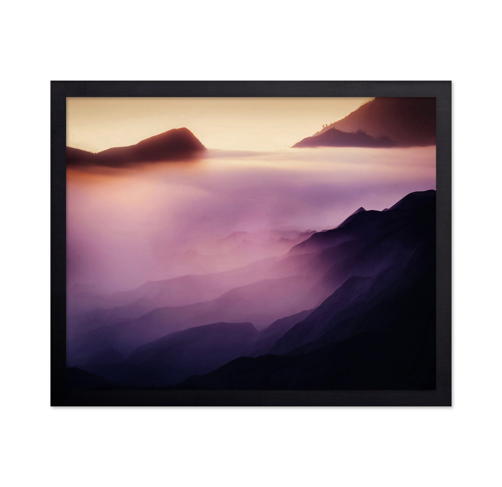 Purple Fog Mountains