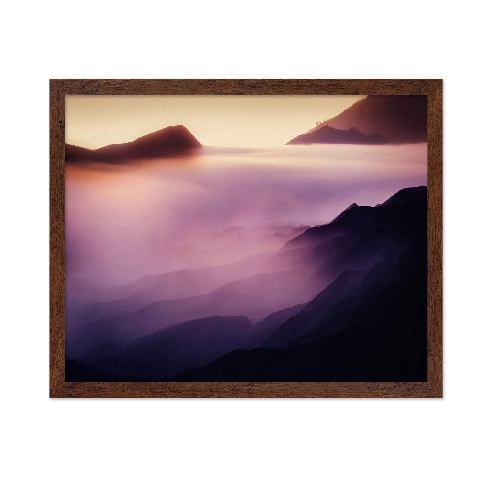 Purple Fog Mountains