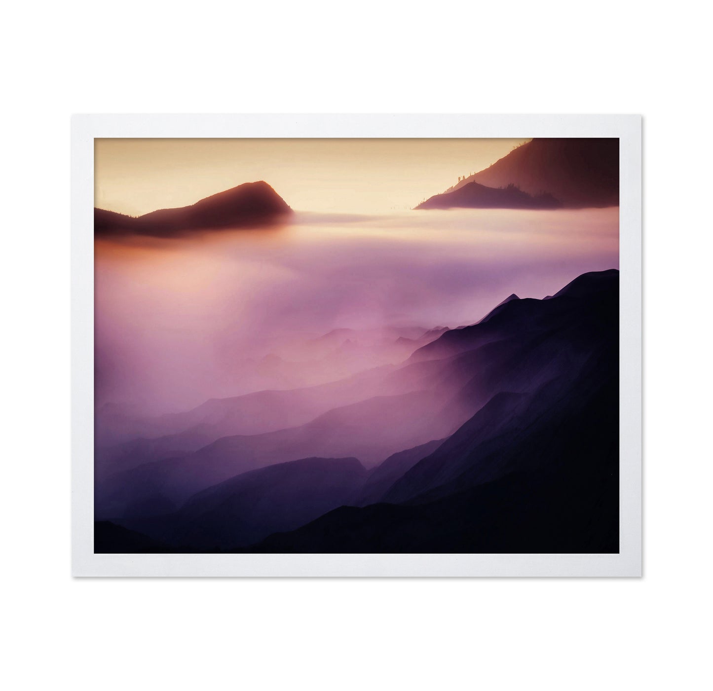 Purple Fog Mountains